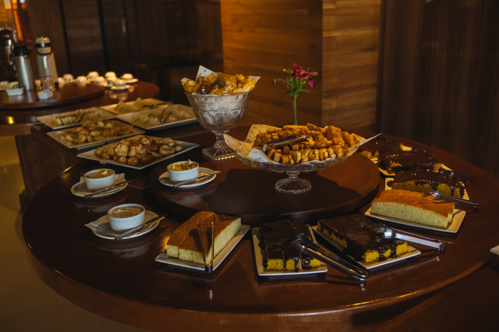 Bufê de café da tarde